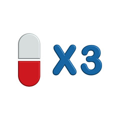 Capsule icon template PNG