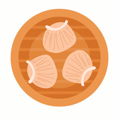 Dim Sum.National dumplings. Asian food. 