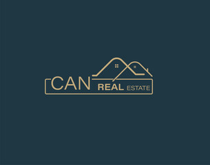 CAN Real Estate and Consultants Logo Design Vectors images. Luxury Real Estate Logo Design