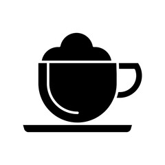 Coffee cup icon vector. tea cup illustration sign. Hot drink symbol or logo.