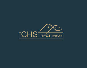 CHS Real Estate and Consultants Logo Design Vectors images. Luxury Real Estate Logo Design