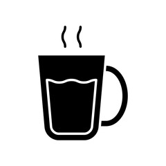 Coffee cup icon vector. tea cup illustration sign. Hot drink symbol or logo.