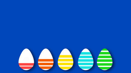 Fototapeta premium Easter loading concept illustration with egg shape