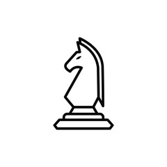 chess, icon, line, vector, illustration, design, logo, template, flat, trendy,collection