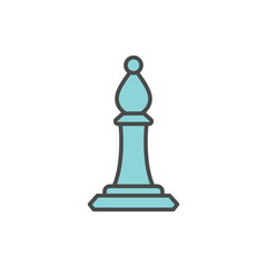 chess, icon,color, vector, illustration, design, logo, template, flat, trendy,collection