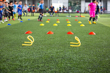 Boys soccer field © chitsanupong