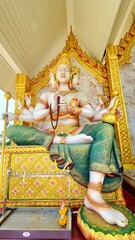 buddha statue in temple Indian 