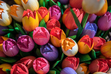 A Touch of Dutch: Colorful Wooden Tulips