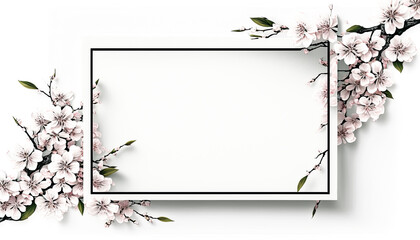 An empty white page is gazed upon from above - generative ai.