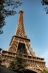 Eiffel Tower on Champs de Mars in Paris, France