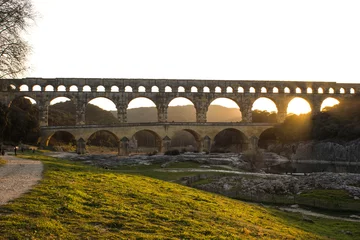 Photo sur Plexiglas Pont du Gard Le pont du Gard 