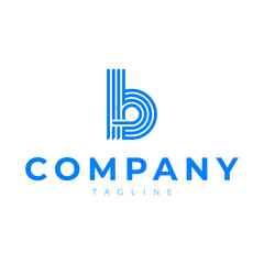 Letter B logo design with handshake symbol good for friendship company, partner, and community.
