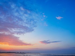 グラデーションの空