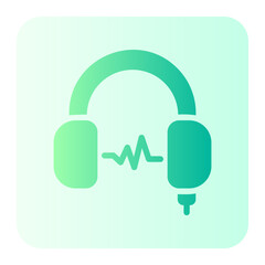 headphones gradient icon