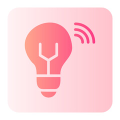 light bulb gradient icon