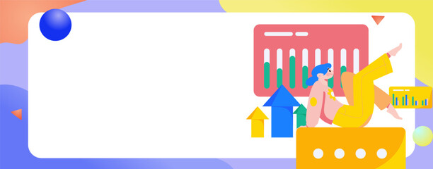 Business People Flat Vector Concept Operation Hand Drawn Illustration
