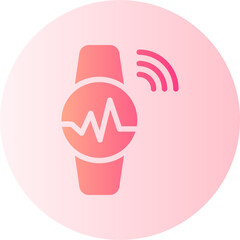 smart watch gradient icon