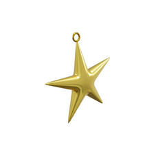 Fototapeta premium Golden Star decoration muslim ramadhan theme 3d illustration, icon,view render, hd, premium quality, alpha background, PNG format