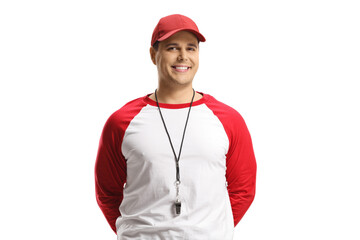 Portrait of a smiling sports coach