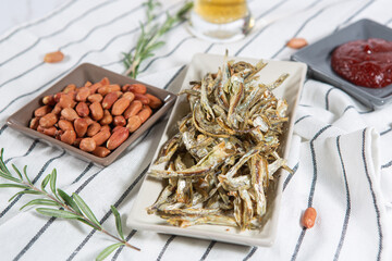 Beer, Peanuts, and Dried Anchovies