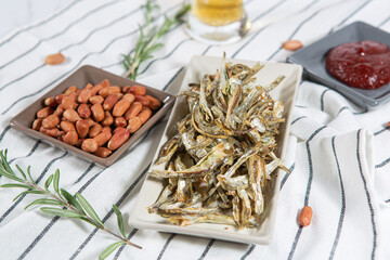 Beer, Peanuts, and Dried Anchovies