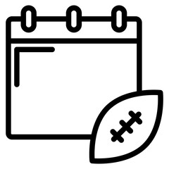 American football competition date