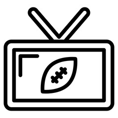 American football competition line 