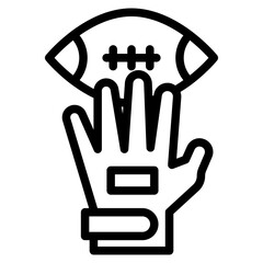 American football line 