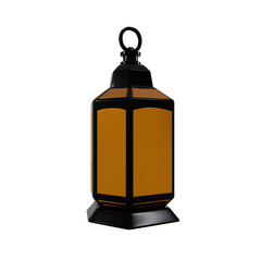lantern decoration muslim ramadhan theme 3d illustration, icon,view render, hd,  premium quality, alpha background, PNG format