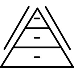 Pyramid Chart Icon