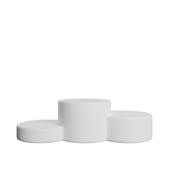 Realistic Podium White Template