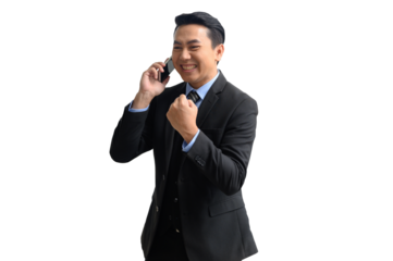 businessman on transparent background,PNG file	