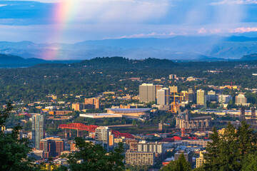 Portland, Oregon, USA Downtown Cityscap