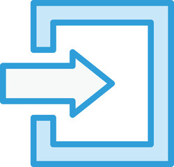 Log in Vector Icon Design Illustration