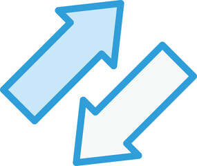 Swap Vector Icon Design Illustration