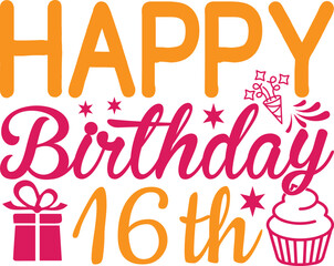 Happy Birthday Svg,fifty And Fabulous Svg, 50th Birthday Svg, Birthday Shirt File,,Happy Birthday To Me Svg, Birthday Girl Cut File, Party, Funny Quote Svg,happy 14th Birthday,my 99th Birthday Svg,hap