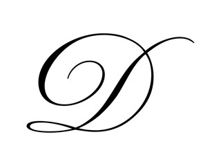 Initial based clean and minimal Logo. D letter creative fonts monogram icon symbol. Universal elegant luxury alphabet vector design