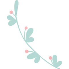 flower pastel doodle,