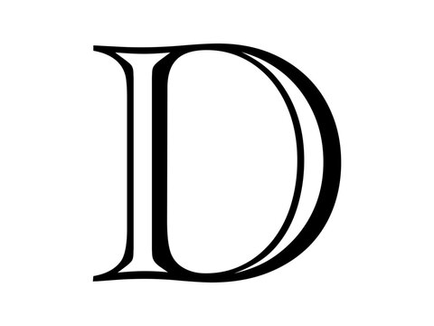 initial based clean and minimal logo. d letter creative fonts monogram icon symbol. universal elegant luxury alphabet vector