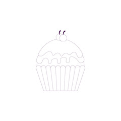 Cake PNG image icon with transparent background