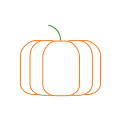 Pumpkin PNG image icon with transparent background