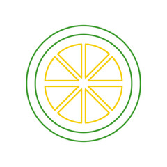 Lemon PNG image icon with transparent background