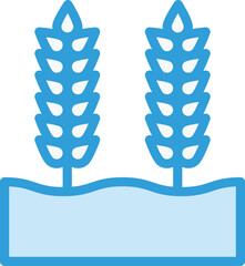 Wheat grain Vector Icon Design Illustration