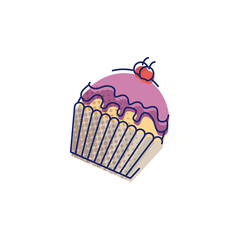 Cake PNG image icon with transparent background