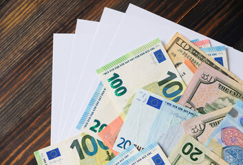 Concept of financial support, advantageous offer