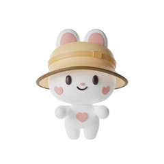 Cute Rabbit 3D Illustration-26