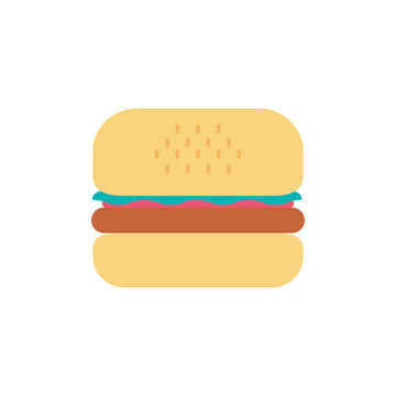 Hamburger PNG image icon with transparent background