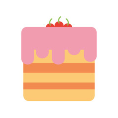 Cake PNG image icon with transparent background