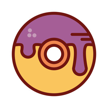 donut icon PNG image with transparent background