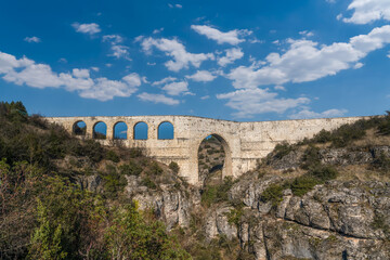 Obraz premium Incekaya aqueduct on Tokatli Canyon,Safranbolu, Karabuk, Turkey